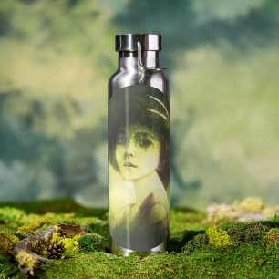 Mystical Willow Tree Fairy Fantasy Art Trinkflasche