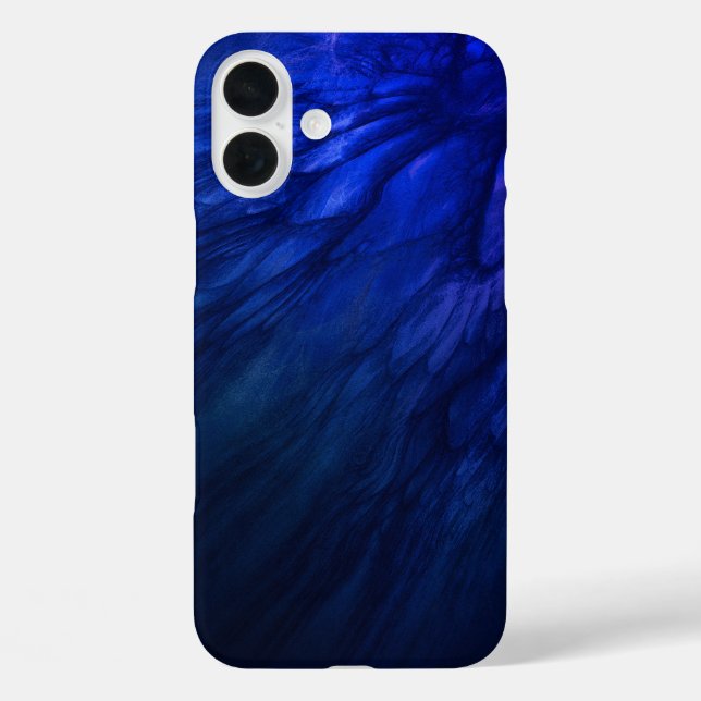 Mystical Wings with Deep Blue Feathers Case-Mate iPhone Hülle (Rückseite)