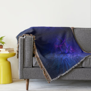 Mystical Wings with Deep Blue Feathers Decke