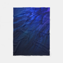 Mystical Wings with Deep Blue Feathers Fleecedecke