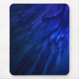 Mystical Wings with Deep Blue Feathers Mousepad