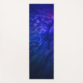 Mystical Wings with Deep Blue Feathers Yogamatte