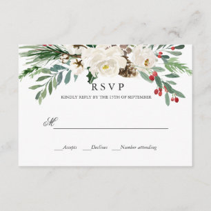 Mystical Winter WEDING RSVP
