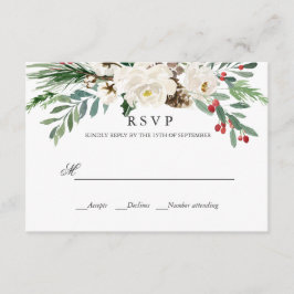 Mystical Winter | WEDING RSVP Karte