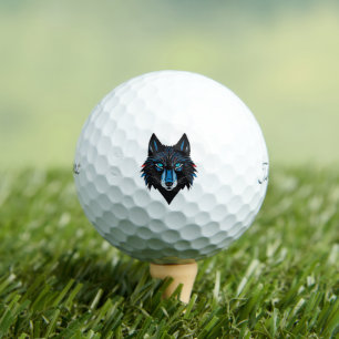 Mystical Wolf Golfball