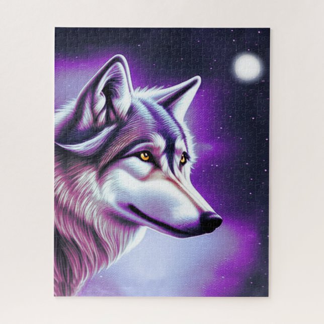 Mystical Wolf Jigsaw Puzzle (Vertikal)