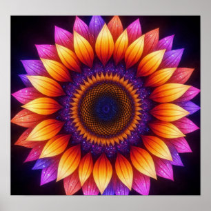 MysticSunFlower Poster