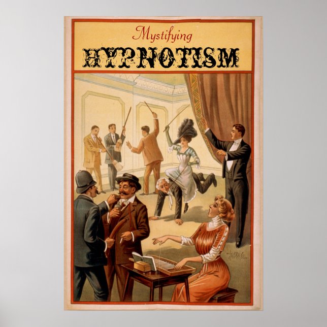 Mystifizierende Hypnose VAUDEVILLE Poster (Vorne)