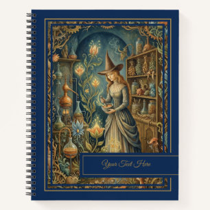 Mystik Botanica Vintage Kräuter Hexenwerk Grimoire Notizbuch