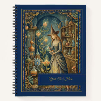 Mystik Botanica Vintage Kräuter Hexenwerk Grimoire Notizbuch