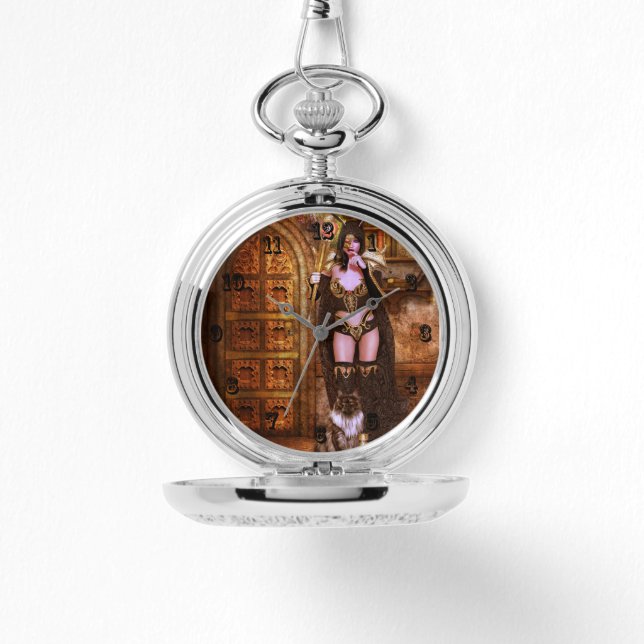 Mystik der samtenen Schatten Armbanduhr (Vorderseite)