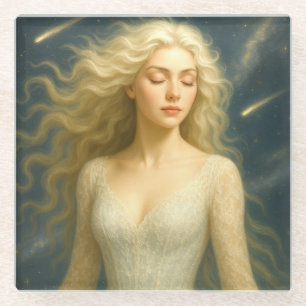 Mystik Woman – Glasuntersetzer aus Glas