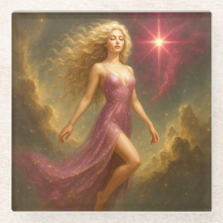 Mystik Woman – Glasuntersetzer aus Glas