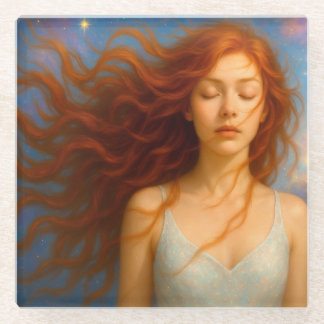 Mystik Woman – Glasuntersetzer aus Glas