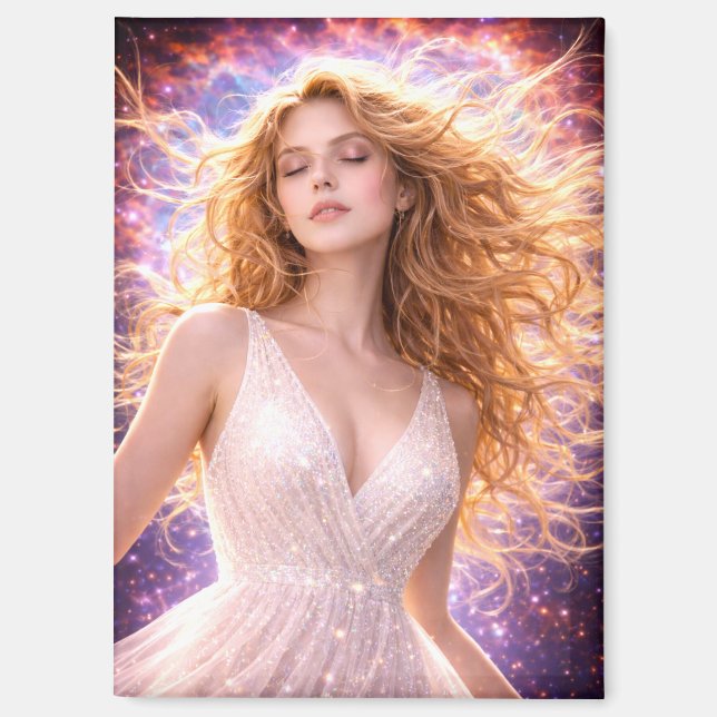 Mystik Woman Magnet (Vorderseite)