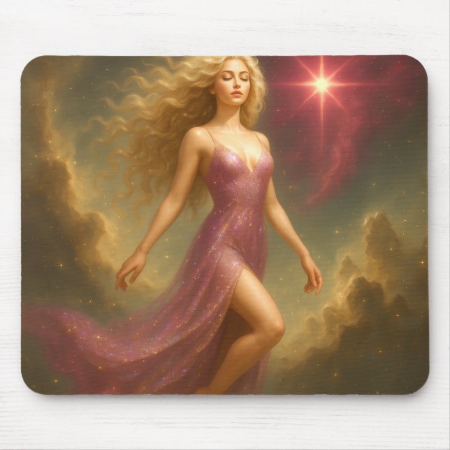 Mystik Woman – Mousepad mit Energie & Ausdruck (Vorne)