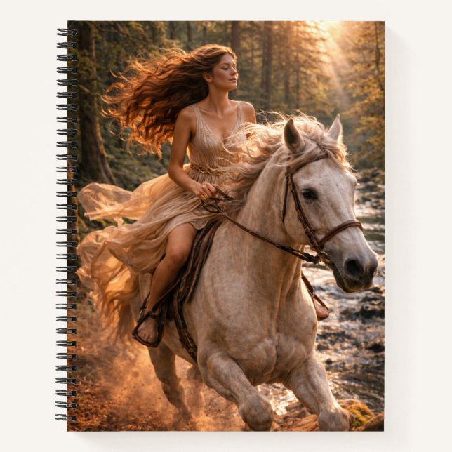 Mystik Woman Notizblock – Dein Raum für Gedanken Notizbuch (Vorderseite)