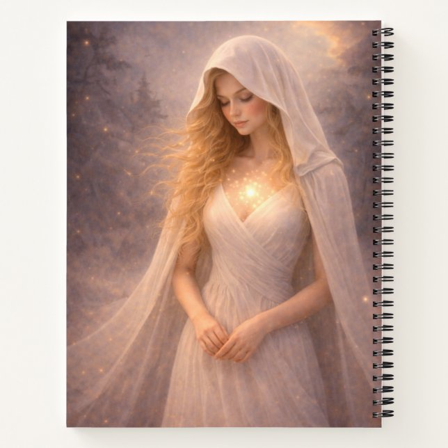 Mystik Woman Notizblock – Dein Raum für Gedanken Notizbuch (Rückseite)