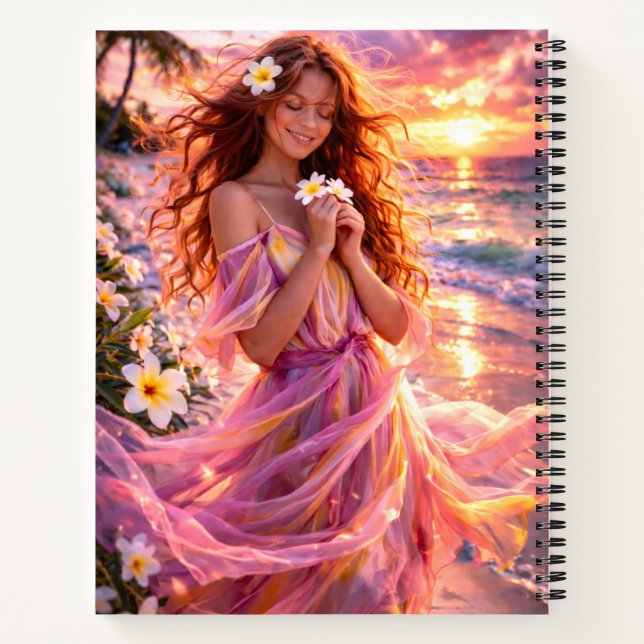 Mystik Woman Notizblock – Dein Raum für Gedanken Notizbuch (Rückseite)