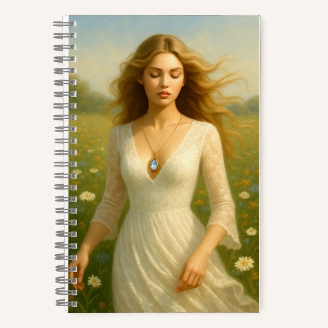 Mystik Woman – Notizblock mit Seele Notizbuch (Vorderseite)