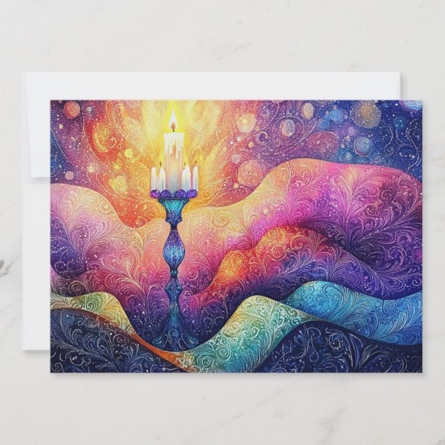 Mystiker  feiertagskarte (Vorderseite)