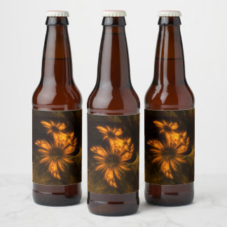 Mystique Garden Abstrakt Art Bierflaschenetikett