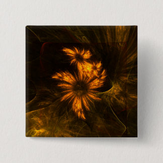 Mystique Garden Abstrakt Art Button (Quadrat)