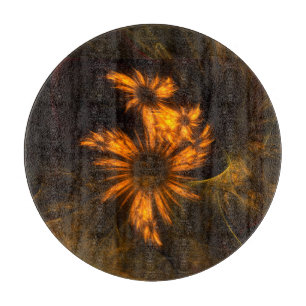 Mystique Garden Abstrakt Art Circle Schneidebrett