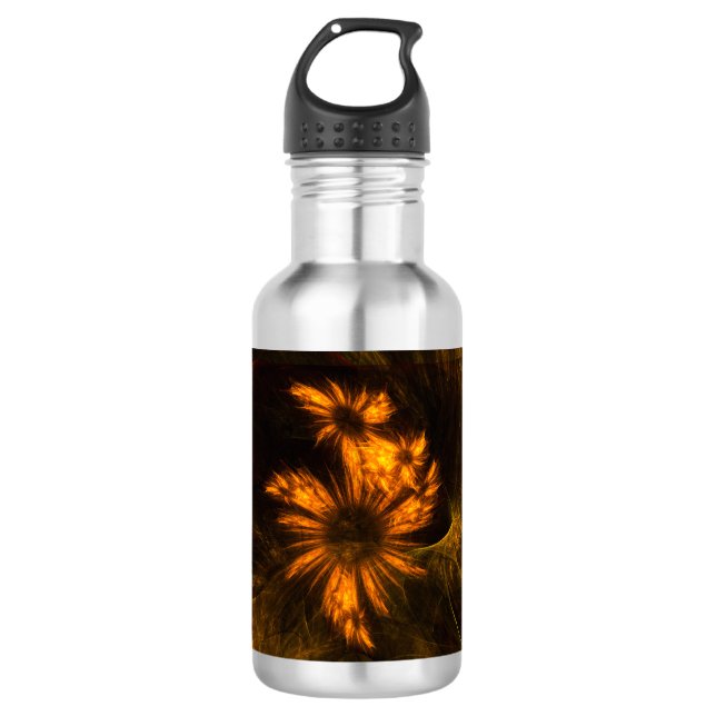 Mystique Garden Abstrakt Art Flasche Edelstahlflasche (Vorderseite)