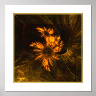Mystique Garden Abstrakt Art Foliendrucke