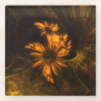 Mystique Garden Abstrakt Art Glasuntersetzer