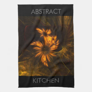 Mystique Garden Abstrakt Art Kitchen Handtuch