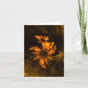 Mystique Garden Abstrakt Art Note Card Karte