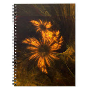 Mystique Garden Abstrakt Art Notebook Notizblock