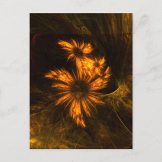 Mystique Garden Abstrakt Art Postkarte