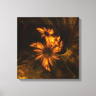 Mystique Garden Abstrakt Art Quad Canvas Leinwanddruck