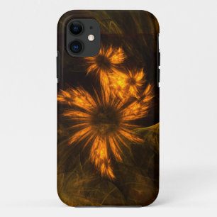 Mystique-Garten Abstrakte Fraktal-Kunst Gold Case-Mate iPhone Hülle