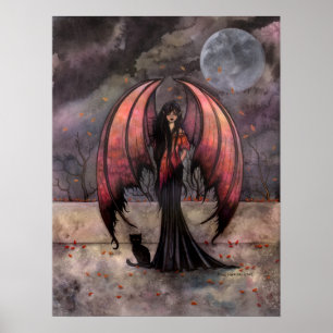 Mystique Gothic Fairy Fantasy Art Poster