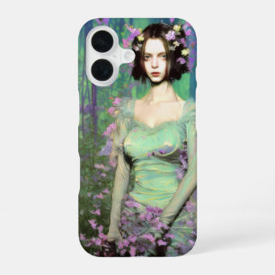 Mystique in Bloom #218: Göttin des Waldes iPhone 16 Hülle