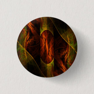 Mystique Jungle Abstrakt Art Button (rund)