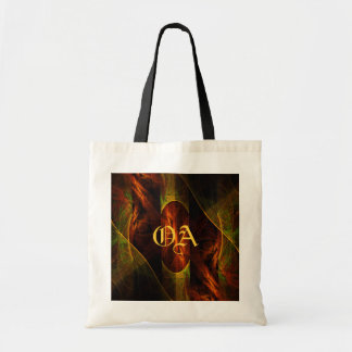 Mystique Jungle Abstrakt Art Monogram Bag Tragetasche