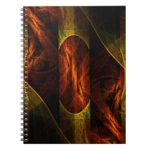 Mystique Jungle Abstrakt Art Notebook Notizblock