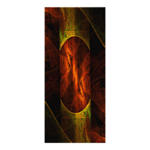 Mystique Jungle Abstrakt Art Rack Card Werbekarte
