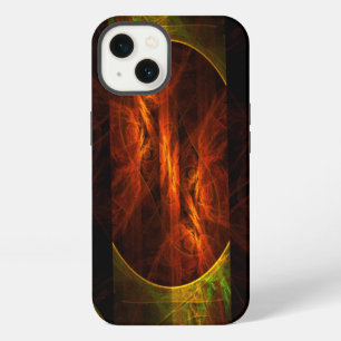Mystique Jungle Moderne Abstrakte Fractal-Kunst iPhone 13 Hülle
