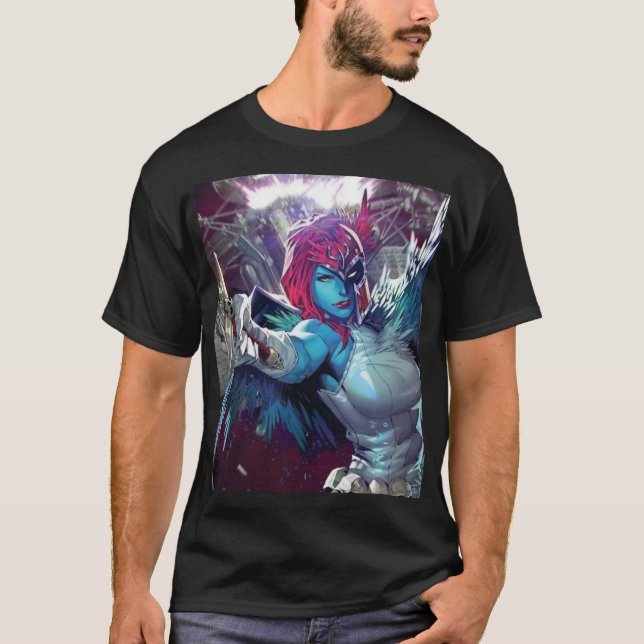 Mystique shirt  – Shapeshifting Assassin Art  (Vorderseite)
