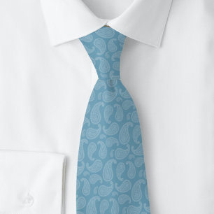 Mystisch blaue Paisley Krawatte