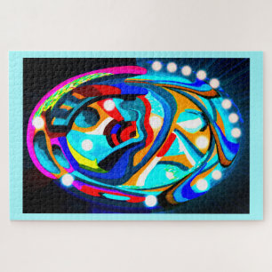Mystisch dekorierte Eierkunst Puzzle