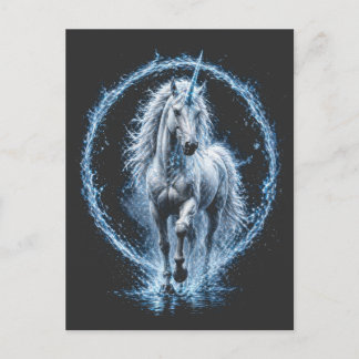 Mystisch Einhorn Galaxy Spiral T-Shirt - Magisch F Postkarte