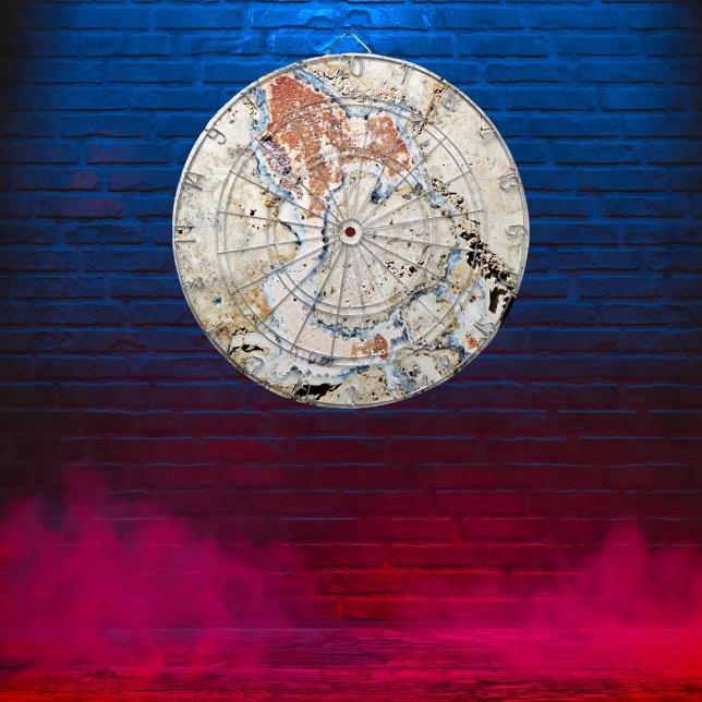 Mystisch farbige Beton Abstrakt Dartscheibe (Von Creator hochgeladen)