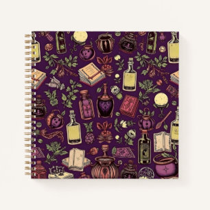 Mystische Alchimie - Vintage Halloween-Vibes Notizbuch